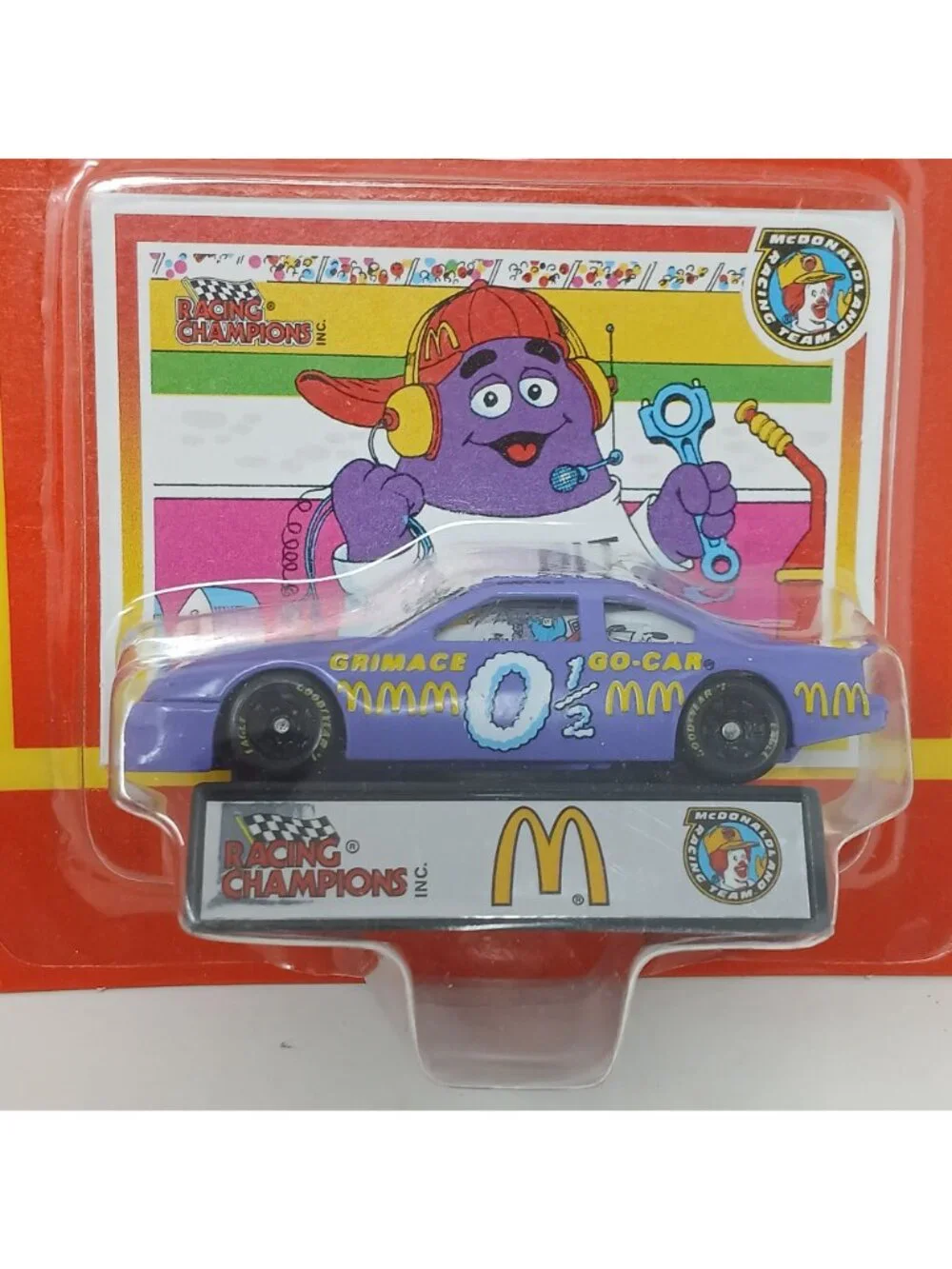 2 McDonalds Racing Team 1994 Diecast Cars Ronald Rocket Grimace Go-Car #D-23